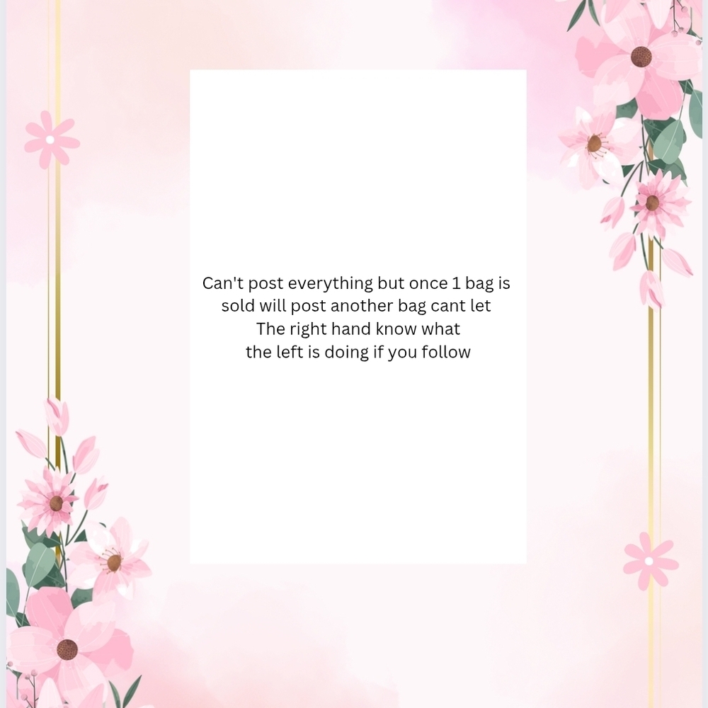 Floral Pink and White Decorative Frame